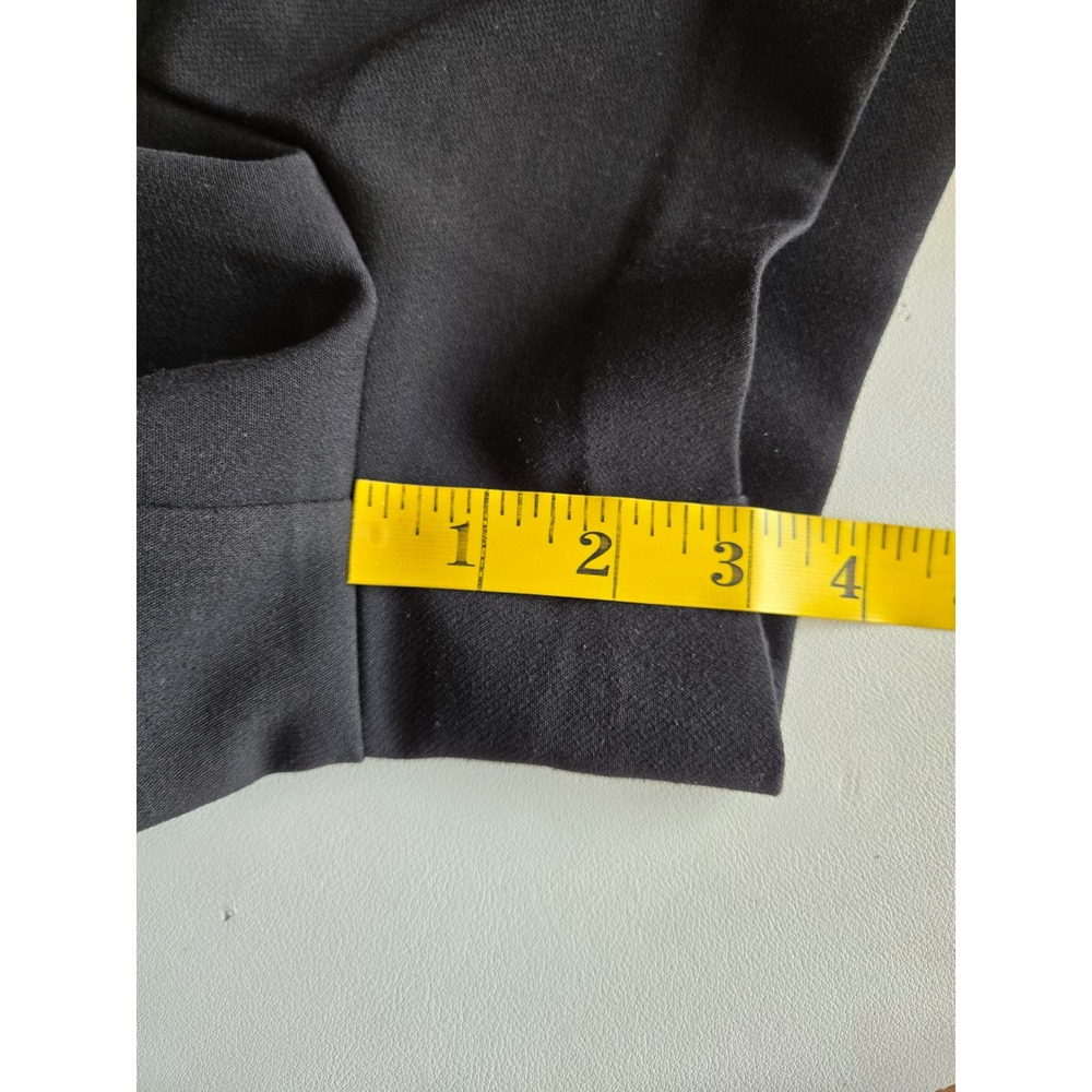 GUESS Black Stretch Mini Skort XL Y2K Tailored Office Siren Minimalist Clubwear - Picture 10 of 10